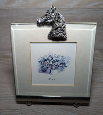 Bilderrahmen Metall Pferdekopf