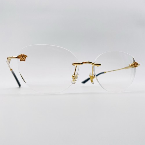 Versace brille gold randlos - versace,