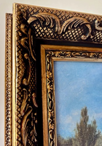 Vintage picture frame - vintage, dated