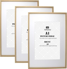 A1 Holz Bilderrahmen 3er Set