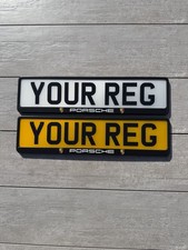 Porsche Kennzeichenrahmen UK